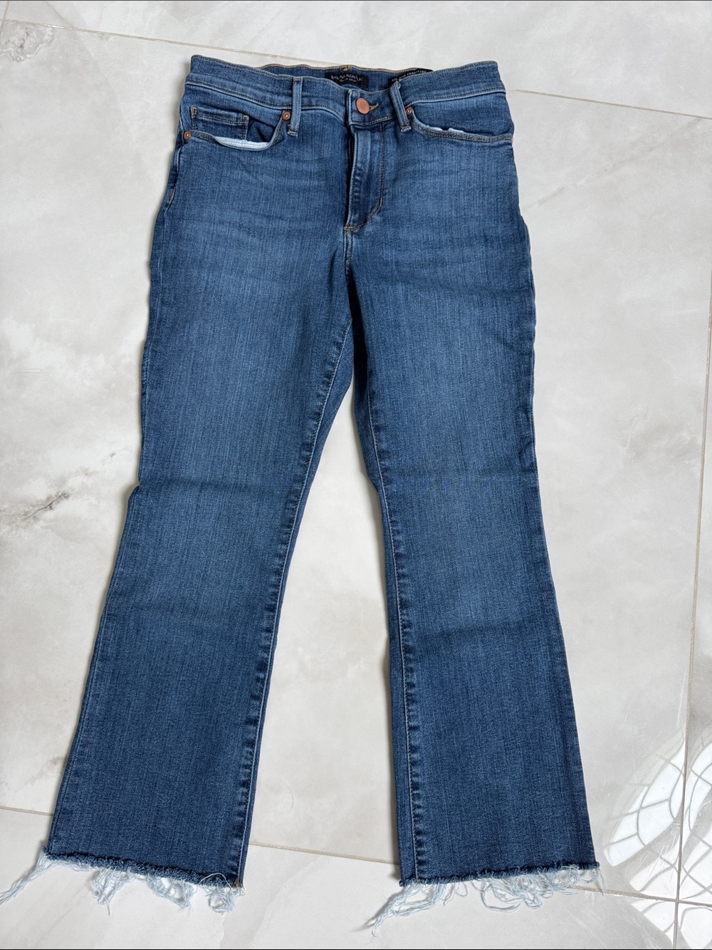 Banana Republic Mid Rise Crop Flare Jeans